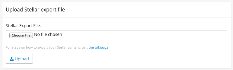 Learning Modules Help Pages > Settings > import_from_stellar.png