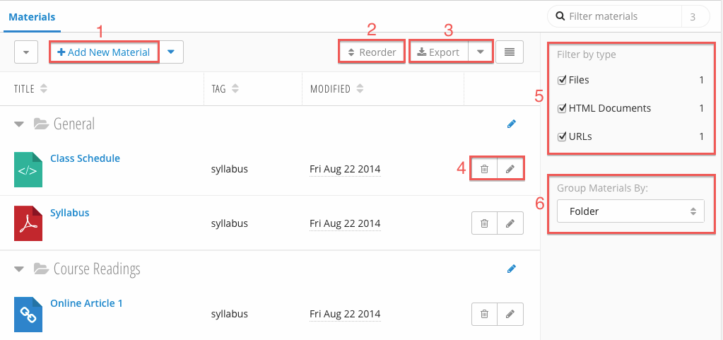 Learning Modules Help Pages > Working with Materials > materials.png