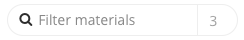 Learning Modules Help Pages > Working with Materials > materials_filter.PNG