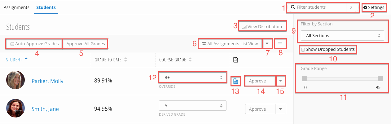 Learning Modules Help Pages > Students > students_page.png