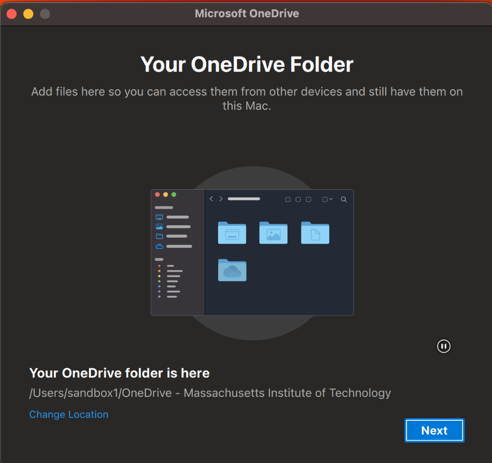 Koch Institute Technology Services > OneDrive app (MacOS) > onedrive-macos5.png