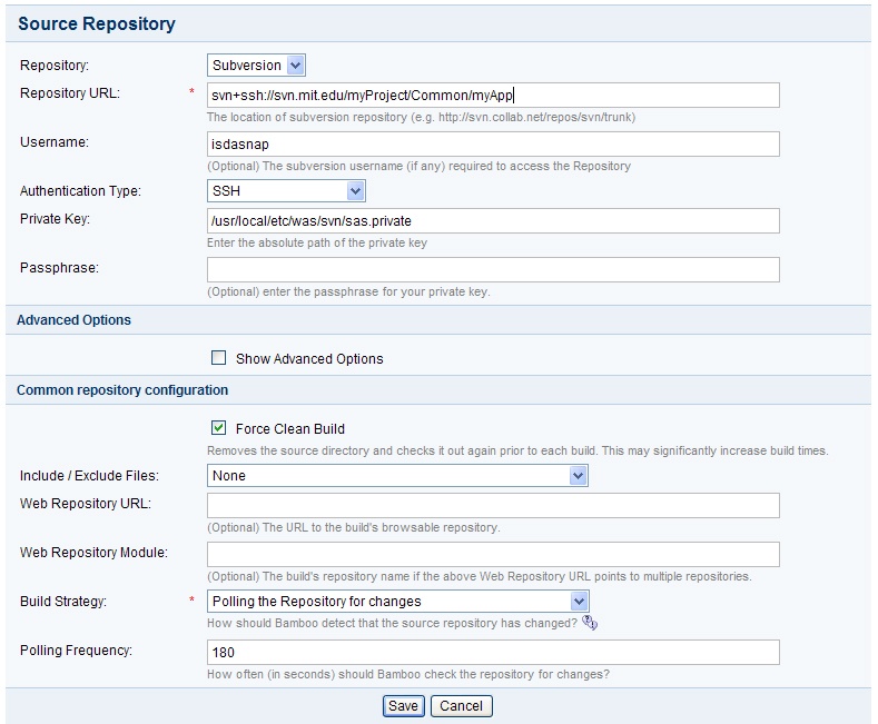 Software Developer Tools at MIT > How to configure SVN access in a build plan > bambooSSHbuild.jpg
