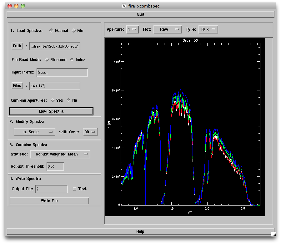 FIRE Spectrograph > Combining multiple Longslit exposures > Screen shot 2011-09-05 at 11.17.05 AM.png